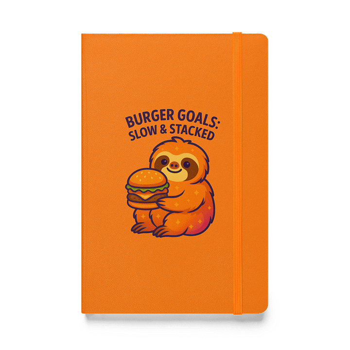 Burger Goals: Slow & Stacked – Funny Sloth Journal | Sloths Having Snacks Collection product image (1)