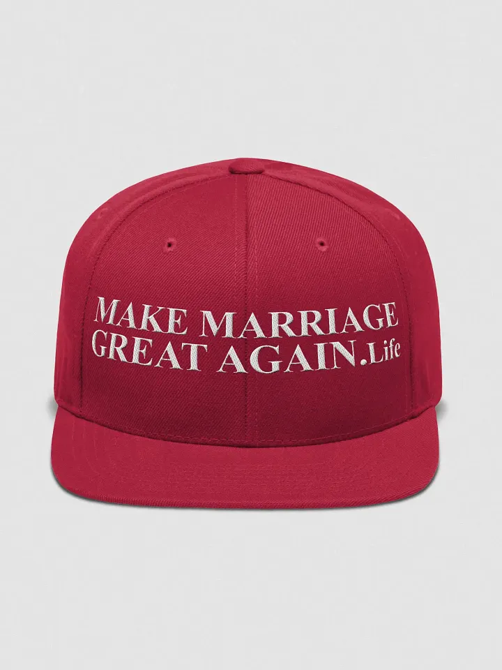 Hat: MAKE MARRIAGE GREAT AGAIN.Life Front and Back only product image (1)