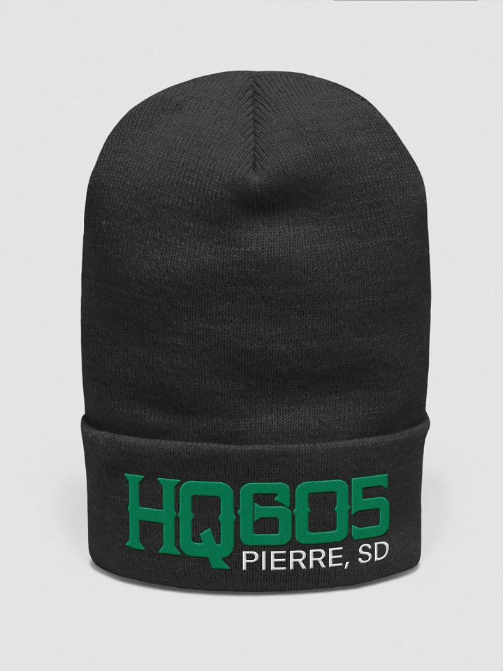 HQ605 Green Logo Beanie product image (1)