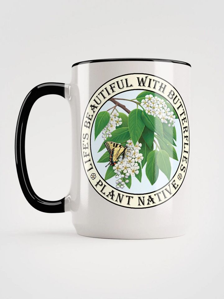 Tiger Swallowtail White & Black Mug product image (2)