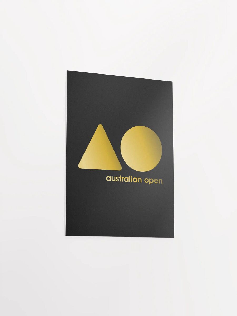 Golden Logo Australian Open Poster product image (40)