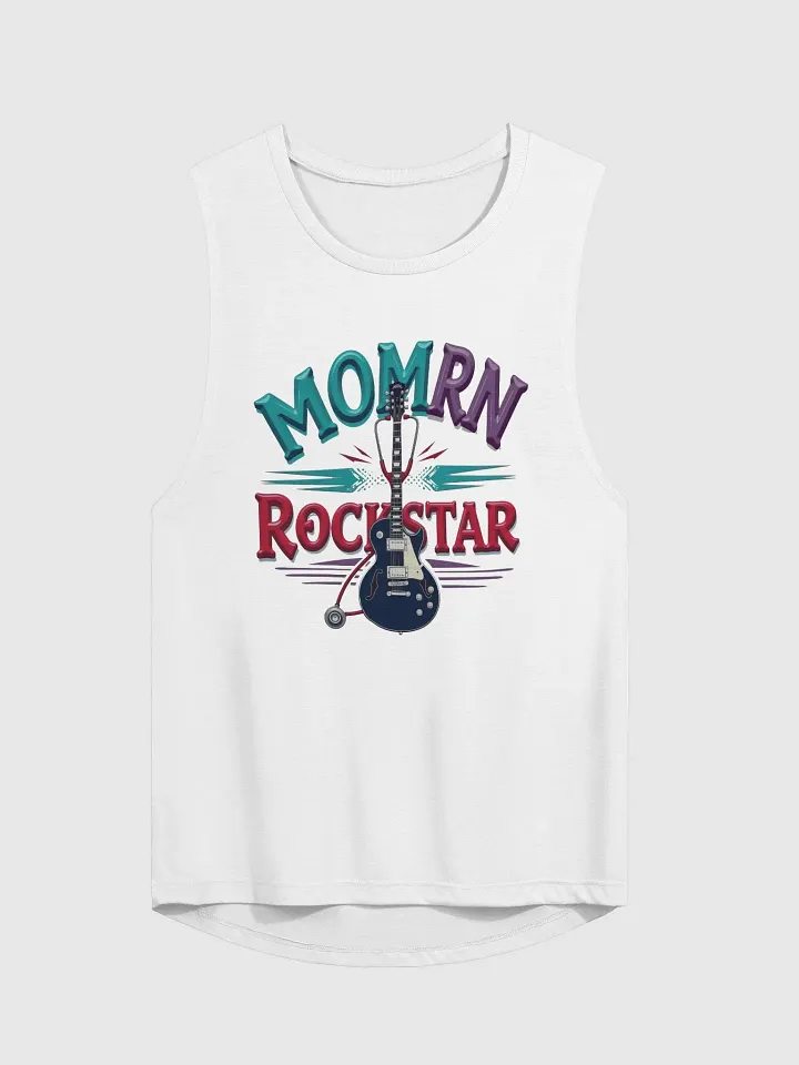 Rockstar Nurse Mom Flowy Muscle Tank product image (5)