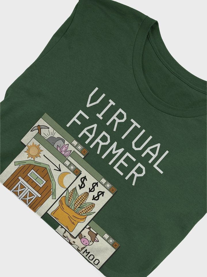 Virtual Farmer Tee - White Text product image (1)