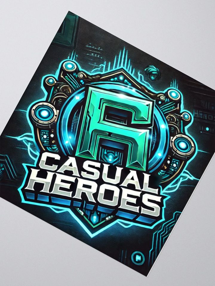Futuristic Casual Heroes Kiss Cut Stickers product image (5)