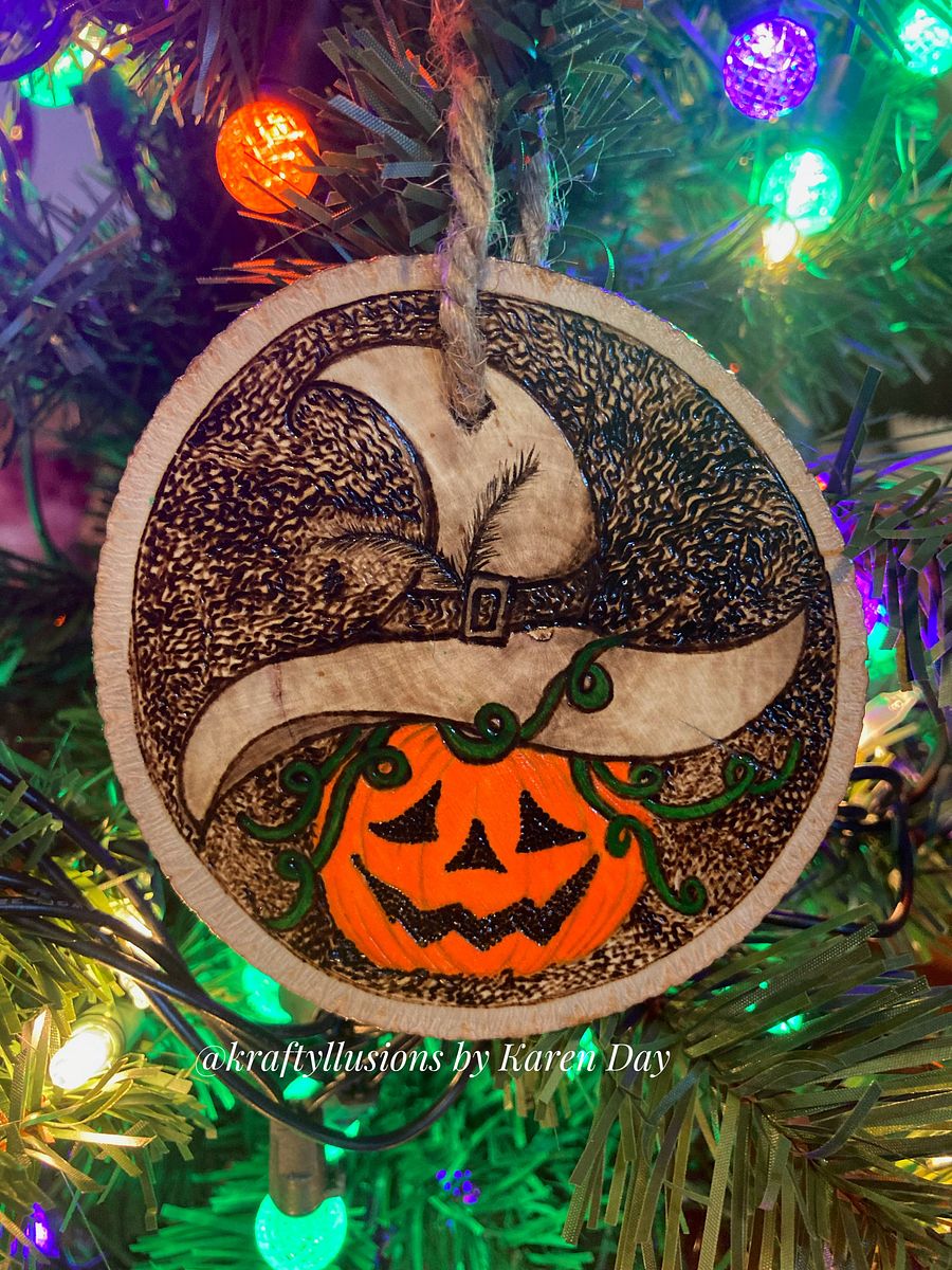 Pumpkin Witch - Ornament - GW product image (1)
