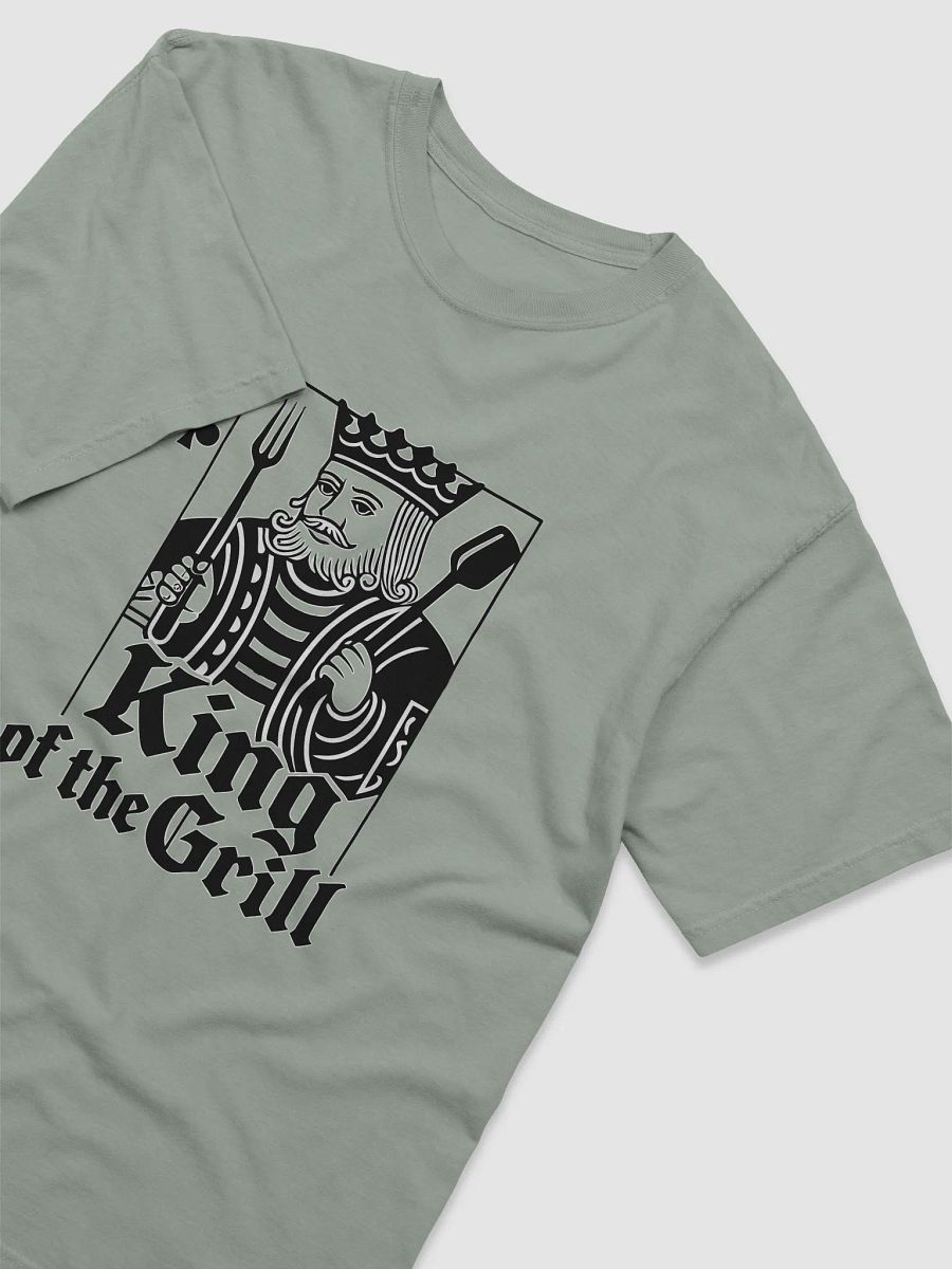 "King of the Grill" | Premium Comfort Heavyweight T-Shirt | BBQ Master Apparel product image (4)