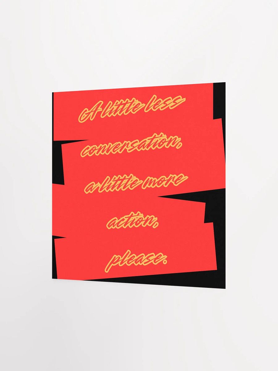Action Please - Premium Matte Poster product image (8)