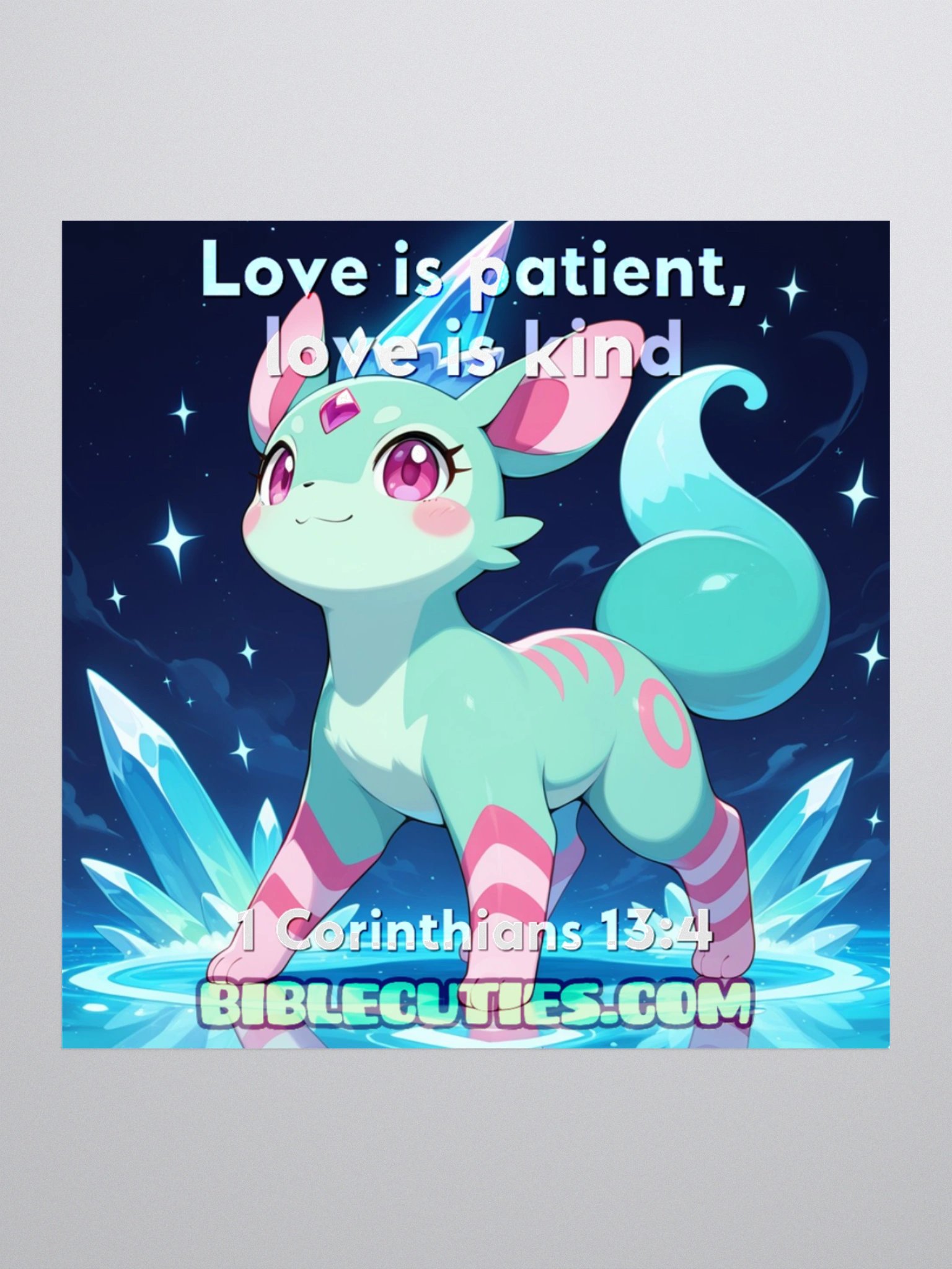 Bible Cuties Mary - Love is Patient Love is Kind Sticker product image (2)