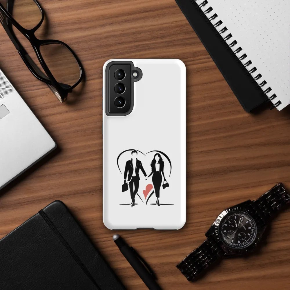 Modern Love Logo Tough Case for Samsung (White) product image (12)