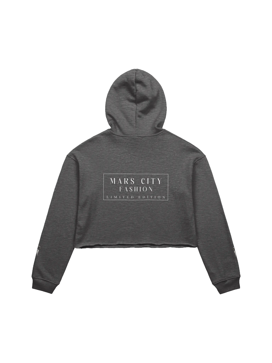 MARS CITY White Astronaut Cropped Hoodie product image (2)