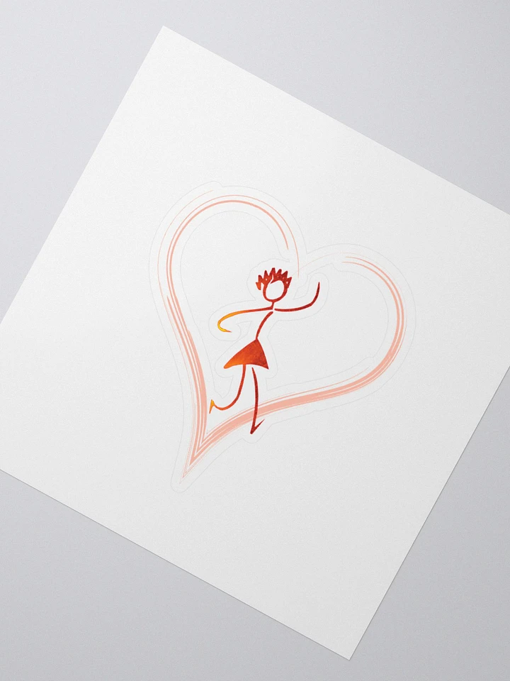 Heartfelt Dancer Kiss Cut Stickers product image (6)