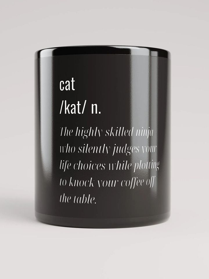 Fun Definition Of a Cat Mug | The Highly Skilled Ninja one product image (1)