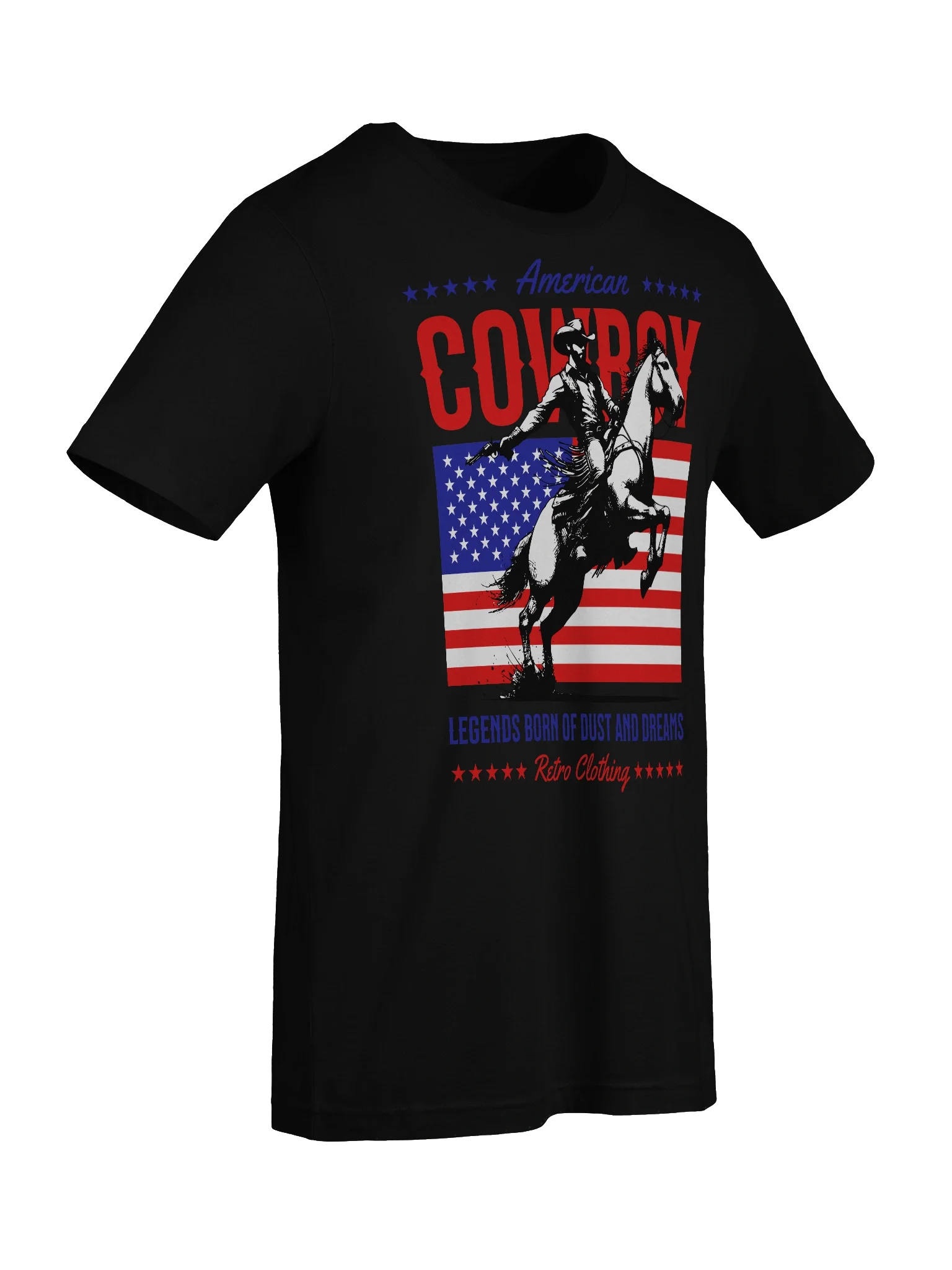 Authentic American Cowboy T-Shirt for Western Fashion product image (75)