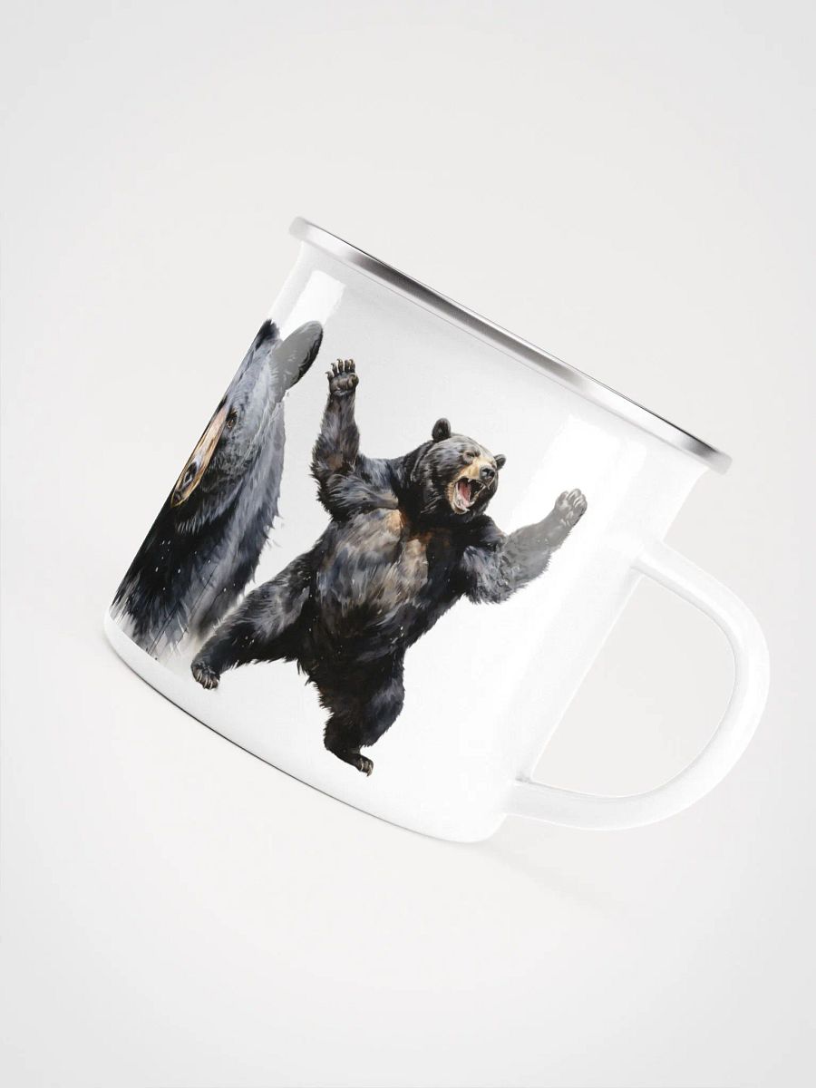 Black Bears Enamel Mug product image (5)