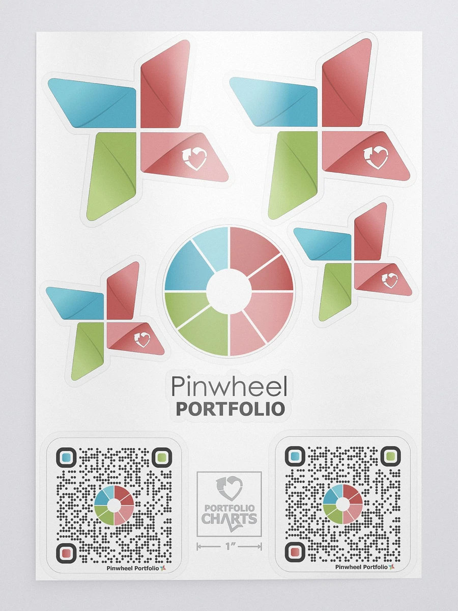 Pinwheel Portfolio Stickers product image (1)