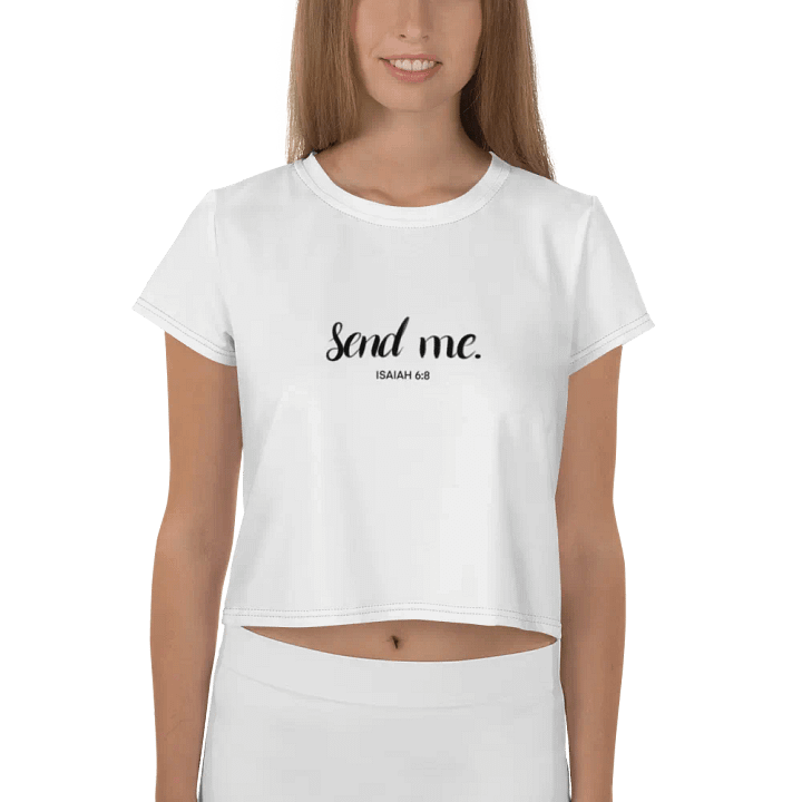 Send Me - White Crop Top product image (1)
