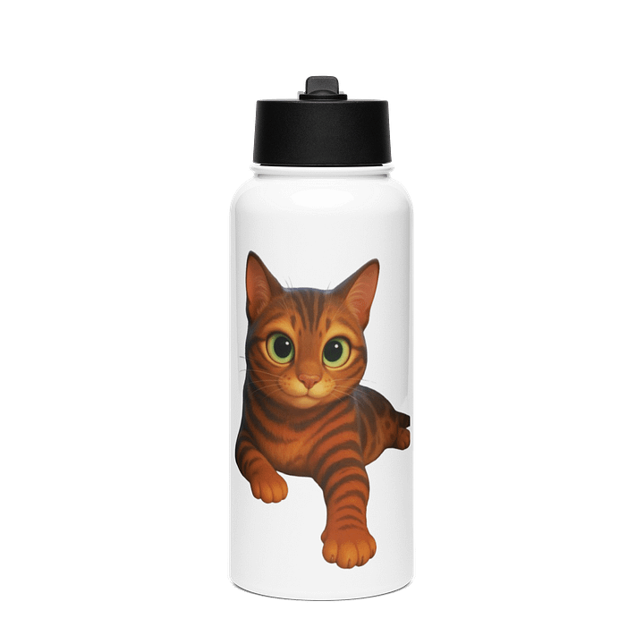 Dior'sCat - Stainless Steel Water Bottle with a Straw Lid product image (1)