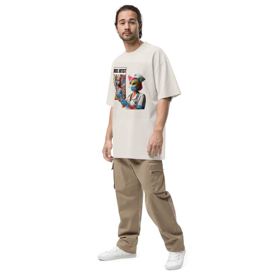 Rainbow Nurse Artist Faded T-Shirt product image (19)