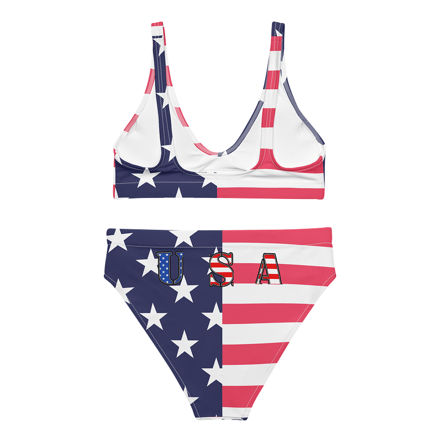 Star-Spangled Style | USA High-Waist Bikini Set product image (6)