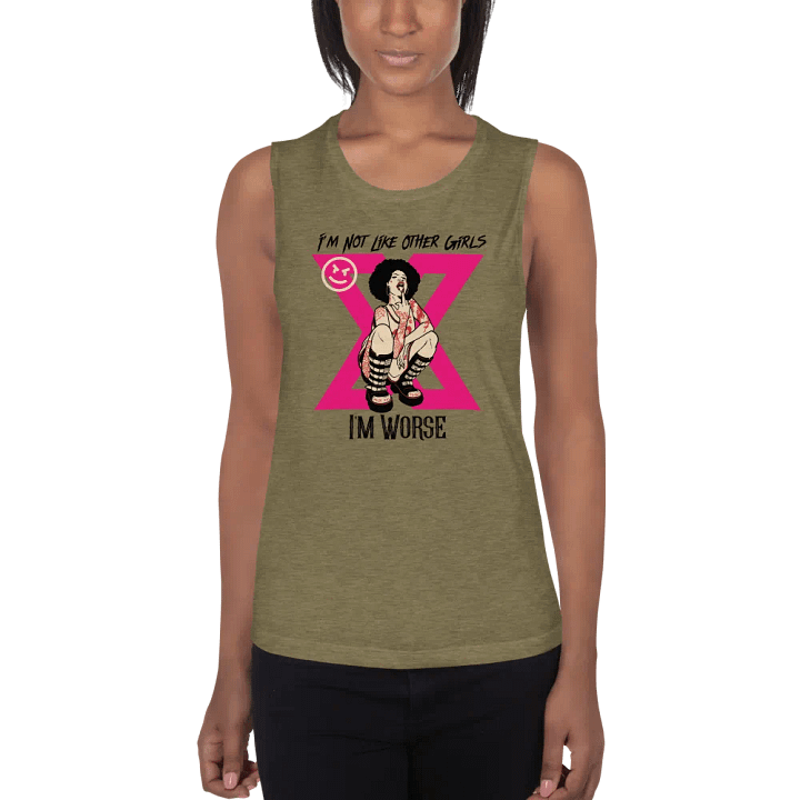 Im Not Like Other Girls Womens Tank-Afro Anne product image (9)
