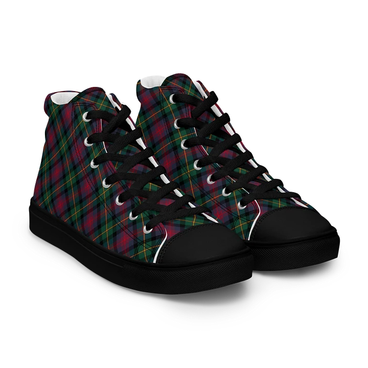Logan Tartan Men's High Top Shoes product image (1)