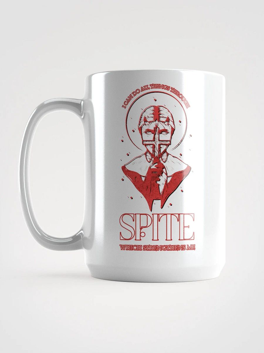 SPITE white glossy mug product image (4)
