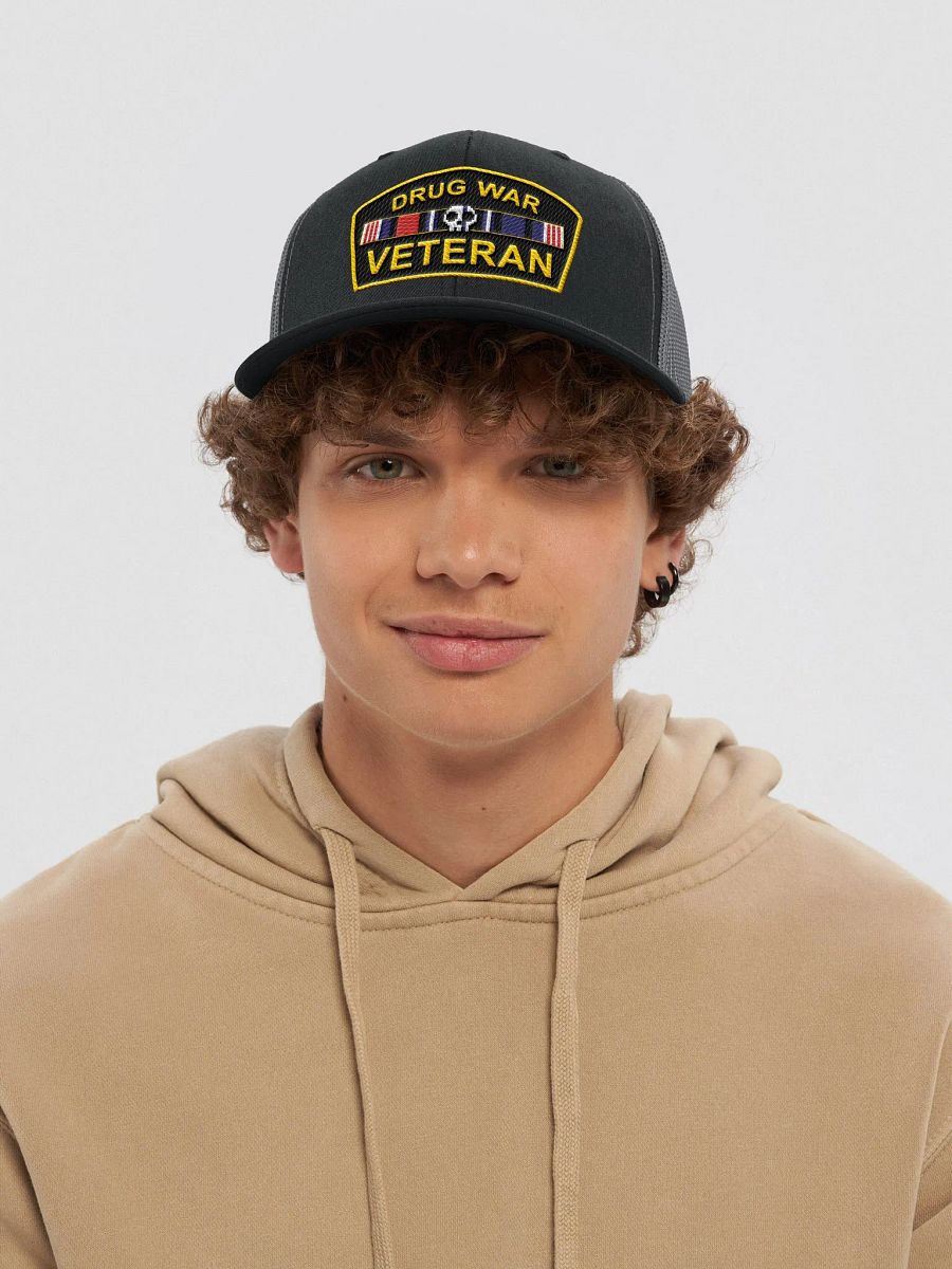 Veteran's Drug War Trucker Hat product image (20)