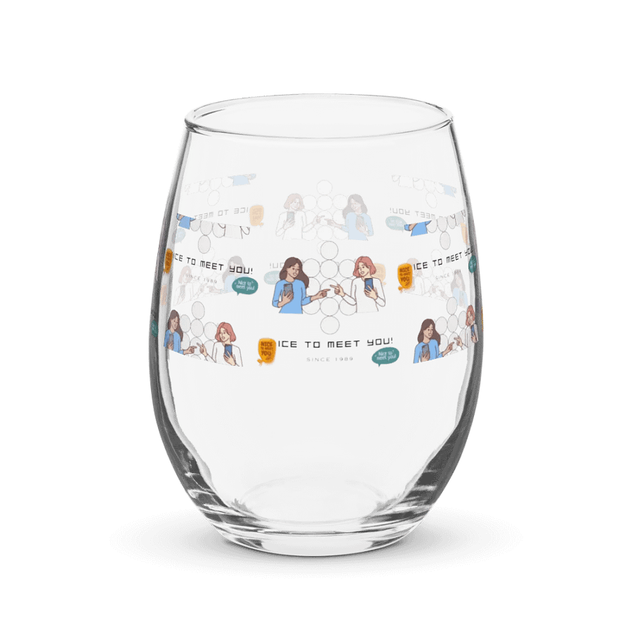 Ice To Meet You! Stemless Wine Glass product image (4)