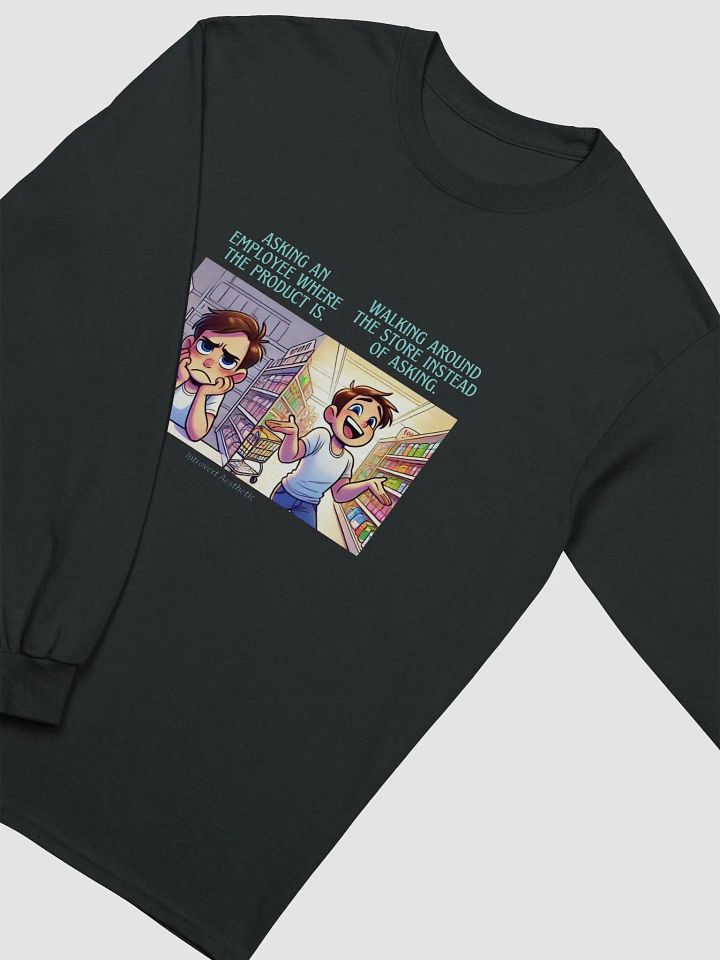 The Shopping Dilemma Long Sleeve Tee product image (2)