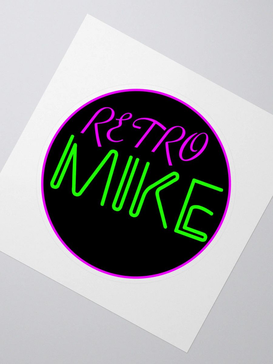 Retro Mike Sticker product image (2)