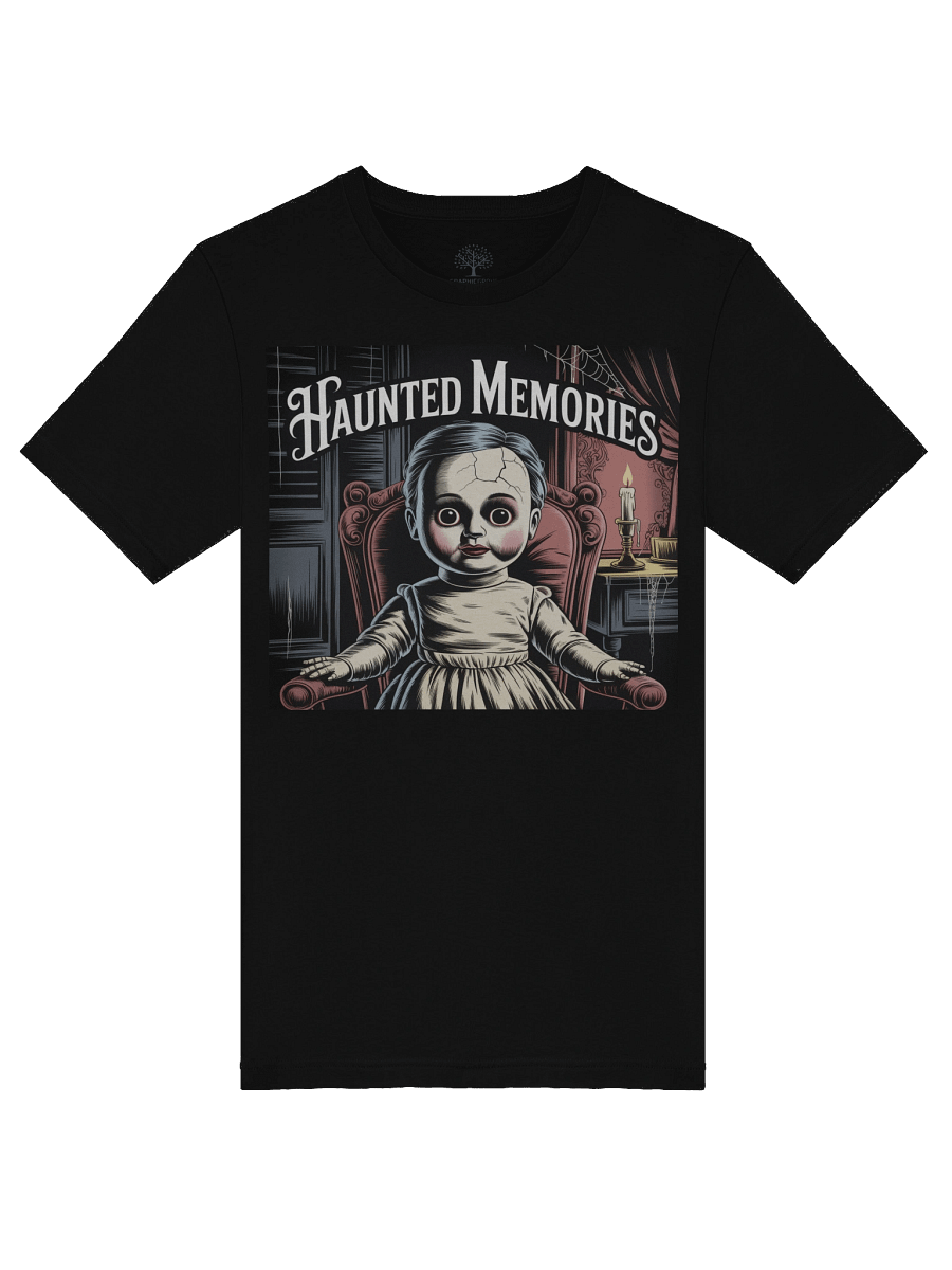 Creepy Doll 'Haunted Memories' T-Shirt - Unisex Supersoft Gothic Design product image (49)