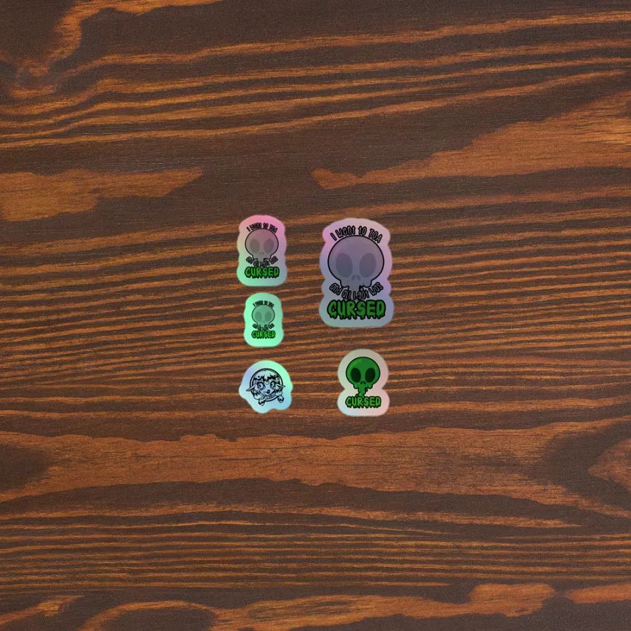 All I Got Was Cursed - Priest - Holo Sticker Sheet product image (3)