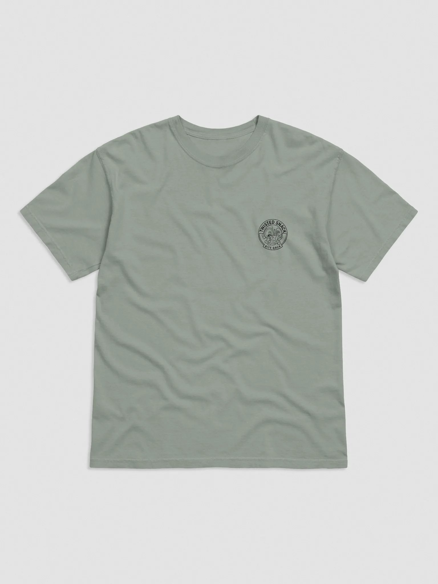 Twisted Snack Embroidered Logo Tee – Bite Back Edition product image (3)