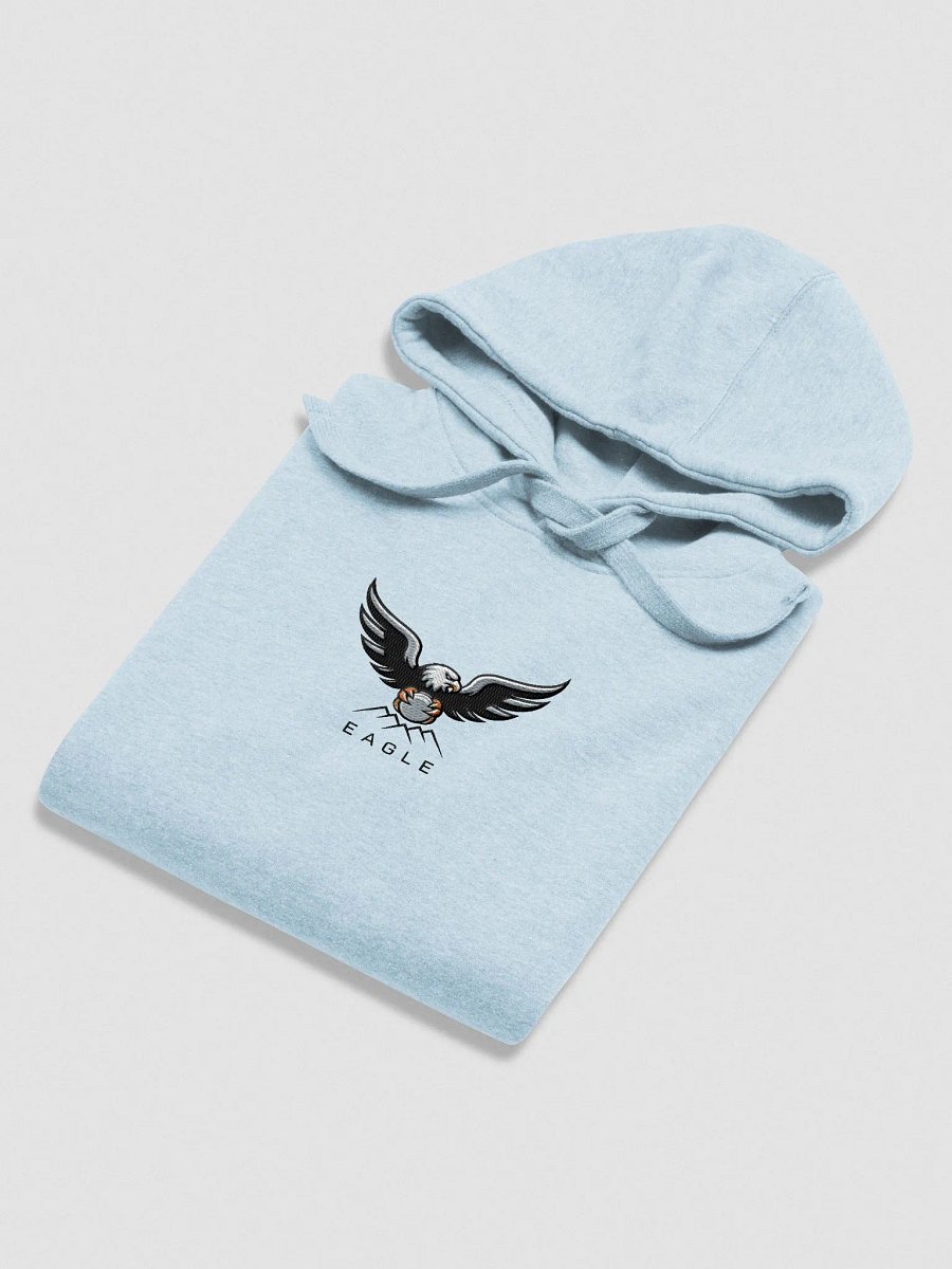 Eagle Vision Unisex Premium Hoodie - Stylized Eagle & Mountain Design product image (4)