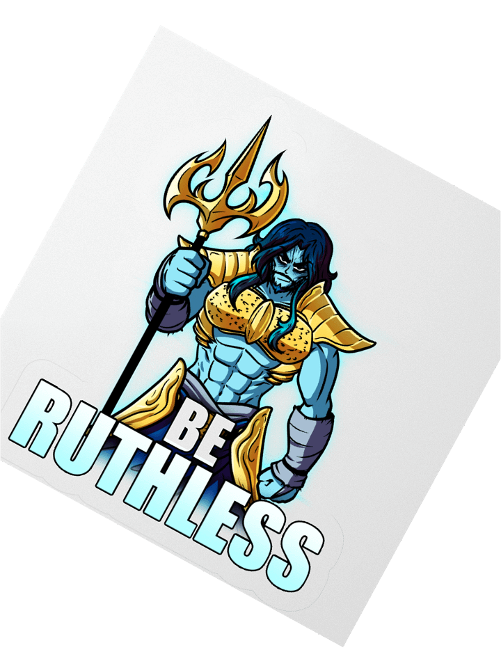 Poseidon - Be Ruthless Stickers product image (2)