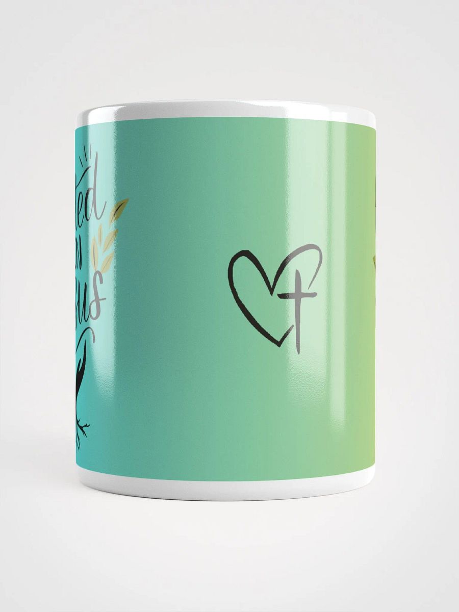 Rooted In Jesus (Green & Yellow) Inspirational Ceramic Mug product image (5)