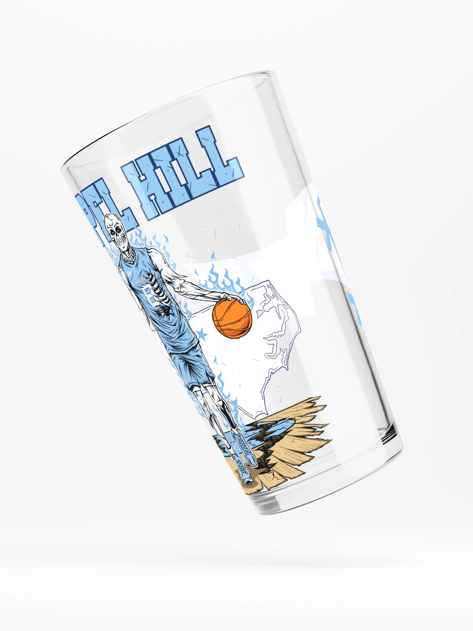 Chapel Hill, Welcome to Basketball Pint Glass product image (5)
