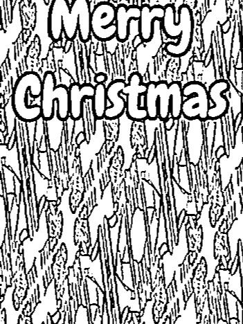 Color Your Own Christmas Lineart Bookmarks-Full Sheets in 2x6" and 2x8" product image (5)