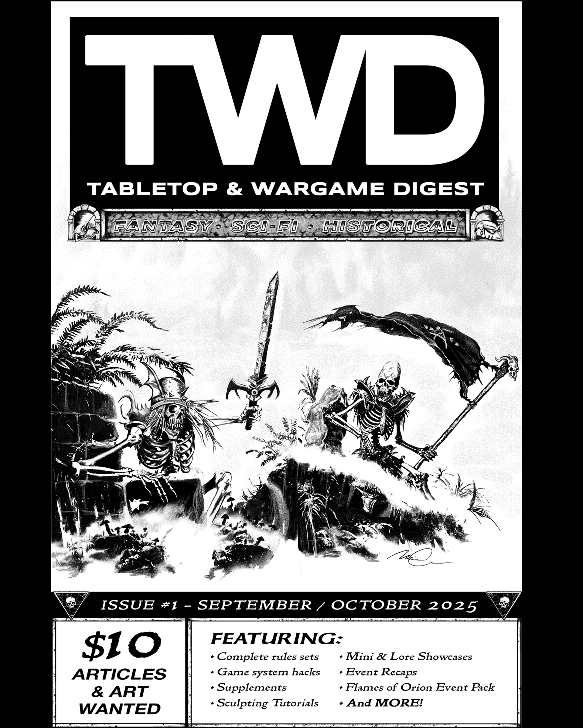 Tabletop & Wargame Digest Issue #1- PDF VERSION product image (1)