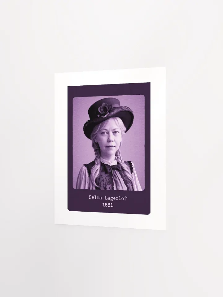 Selma Lagerlöf 1881 - Print product image (2)
