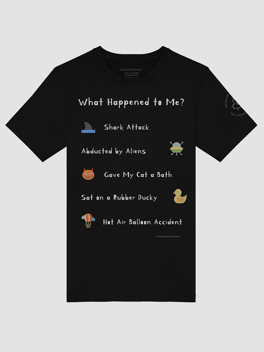 WHAT HAPPENED TO ME ? (2025 Edition): Super Soft T-shirt, Black product image (5)