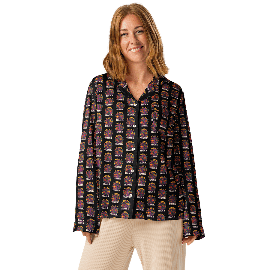 Team K 1960's Women's Long Sleeve Pajama Top product image (1)