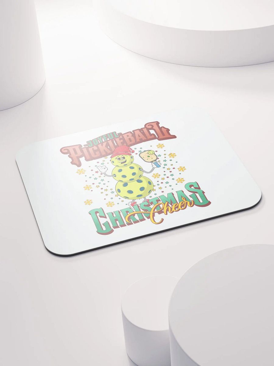 Joyful Pickleball Christmas Cheer Snowman Paddle Mouse Pad product image (4)