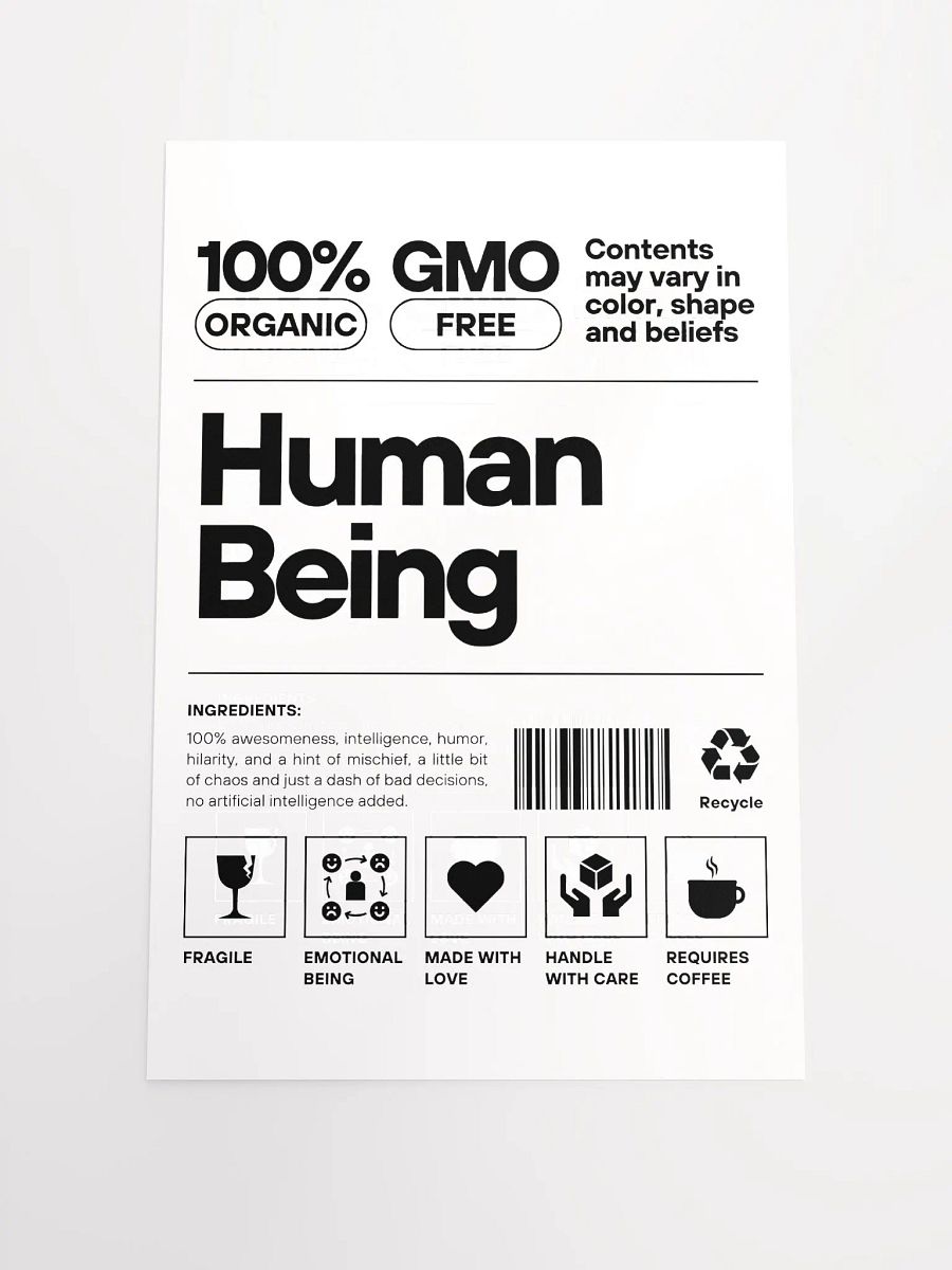 Human Being | Poster product image (1)