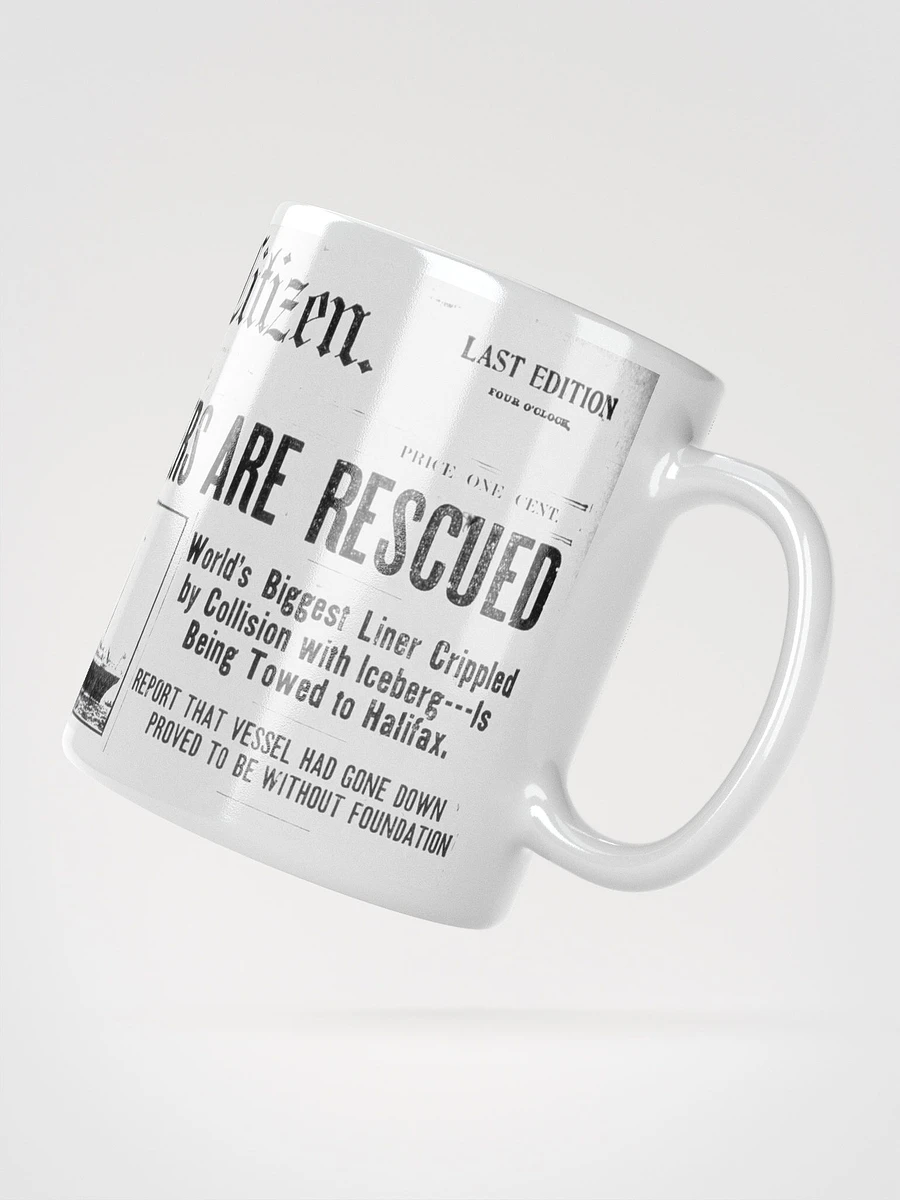 Titanic Survives! Newspaper Mug product image (2)