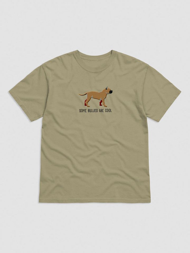 Some Bullies Are Cool T-Shirt(Embroidered) of an American Bully(Tan) product image (9)