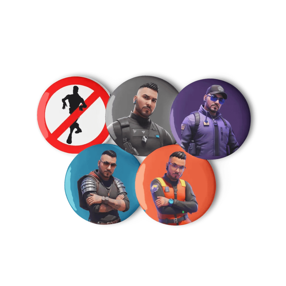 Fortnite Skin Pin Button Set (5-Piece) product image (11)