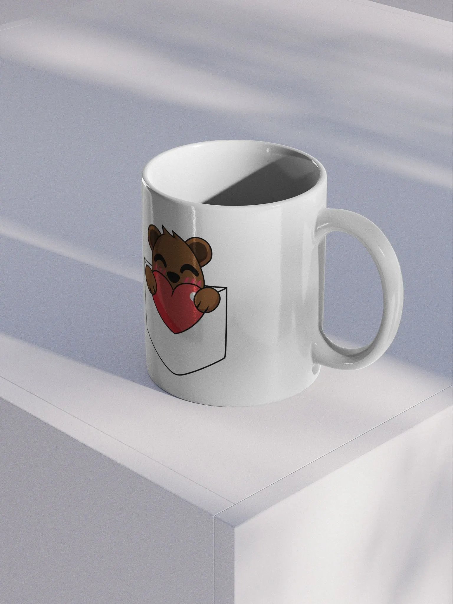Drybear Pocket Love Glossy Mug product image (2)
