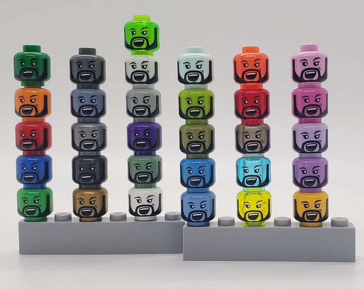 B.A. Jerk Head Pack (4-Pack Blind Bag of Random Colors) product image (2)