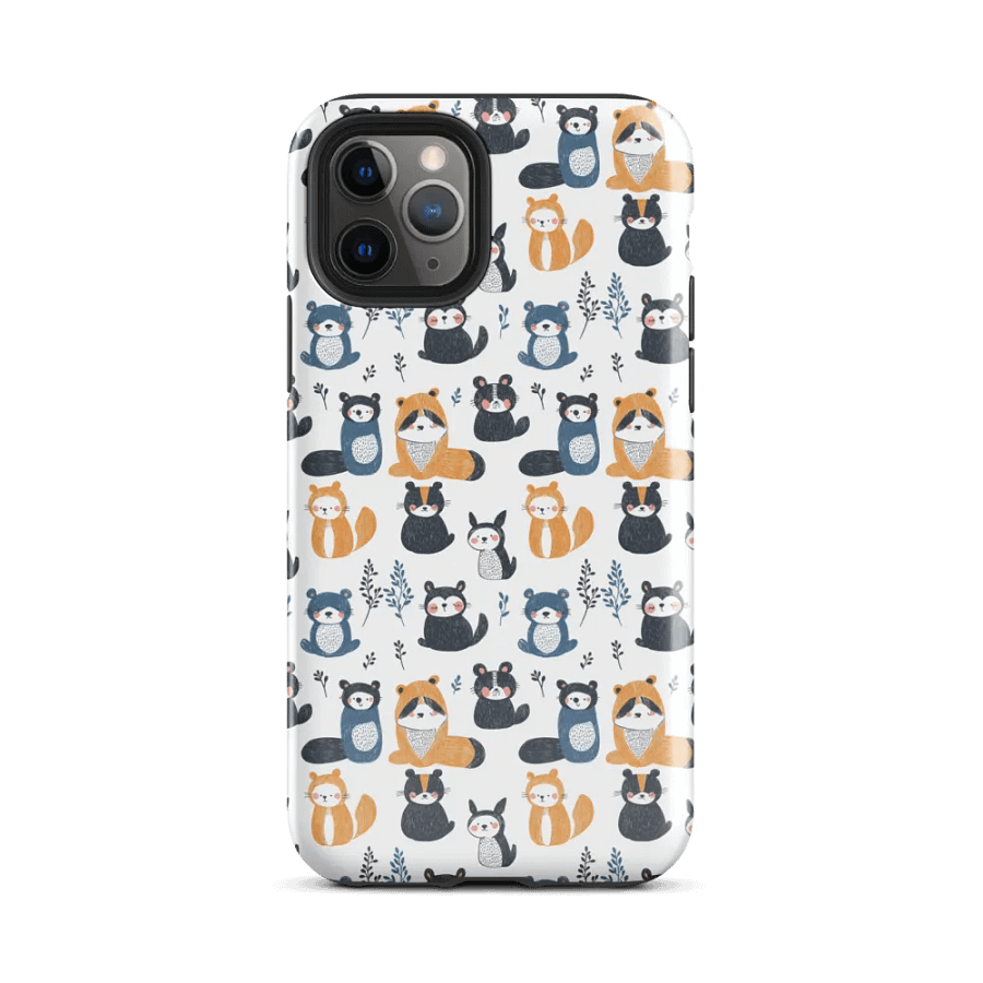 Cute Woodland Critters iPhone Tough Case product image (49)